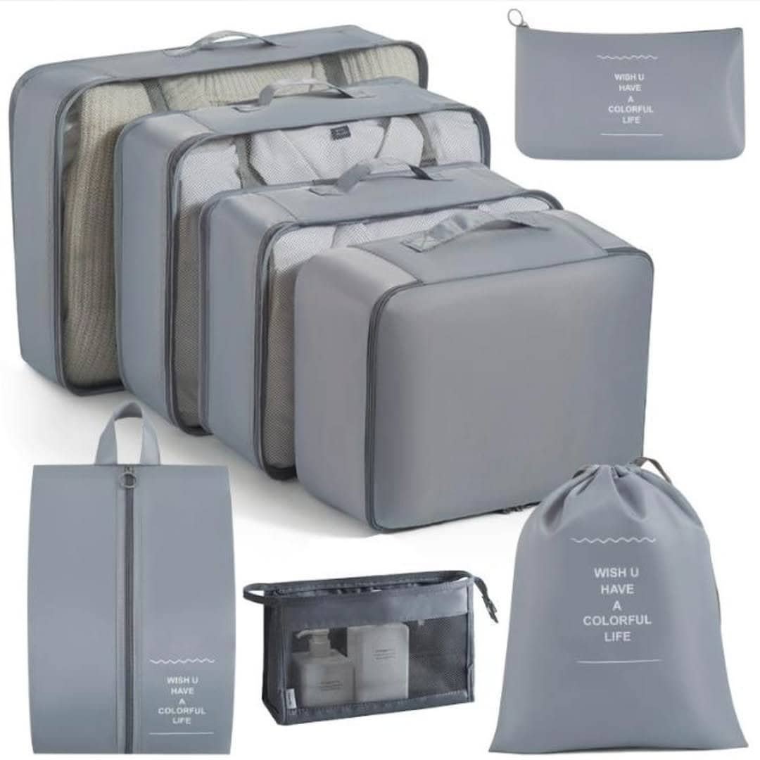 8pcs Luggage Travel Organizers For Suitcase