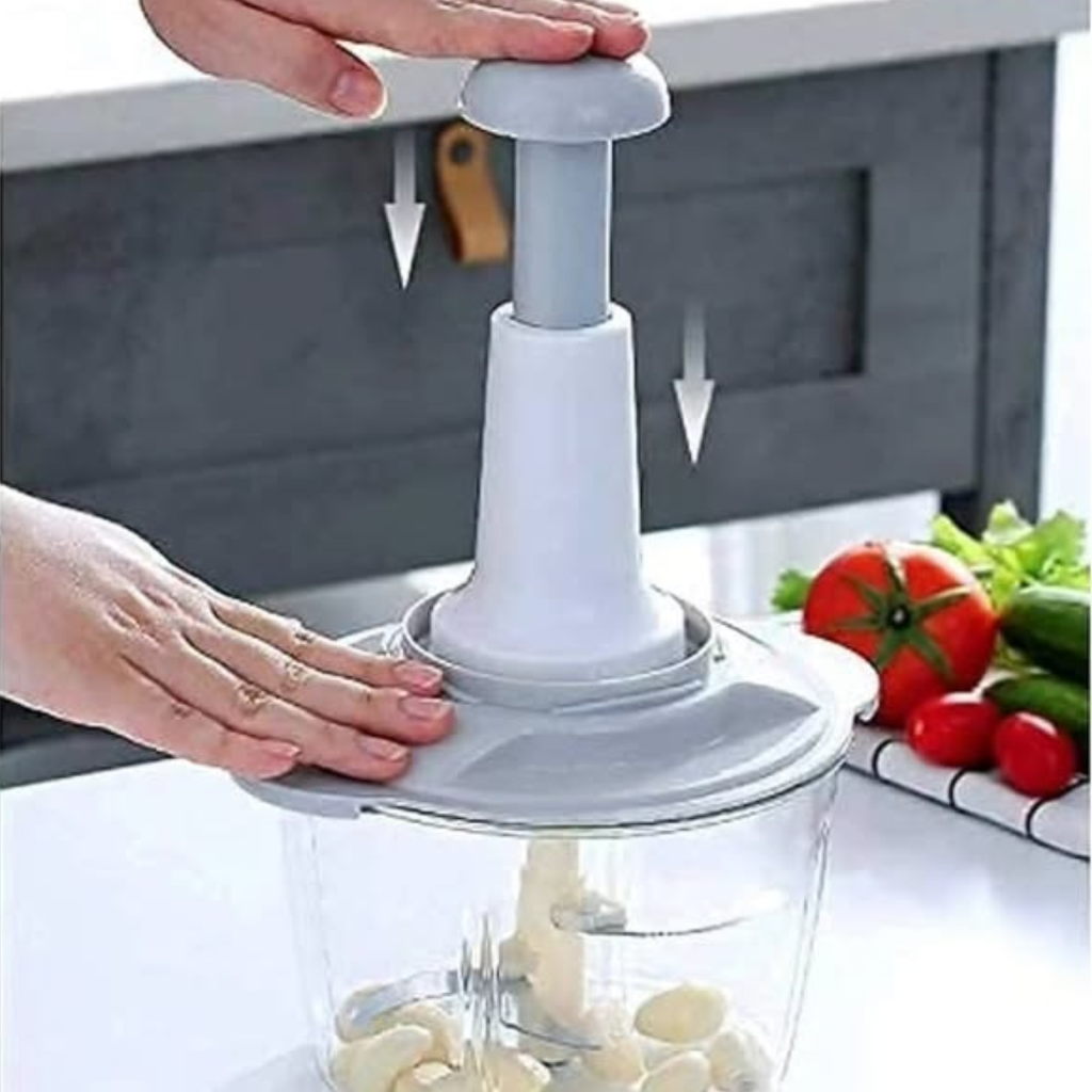 Manual Press Food Chopper and Food Processor