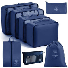 8pcs Luggage Travel Organizers For Suitcase