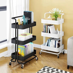 Multi Functional Movable Trolley Storage Rack