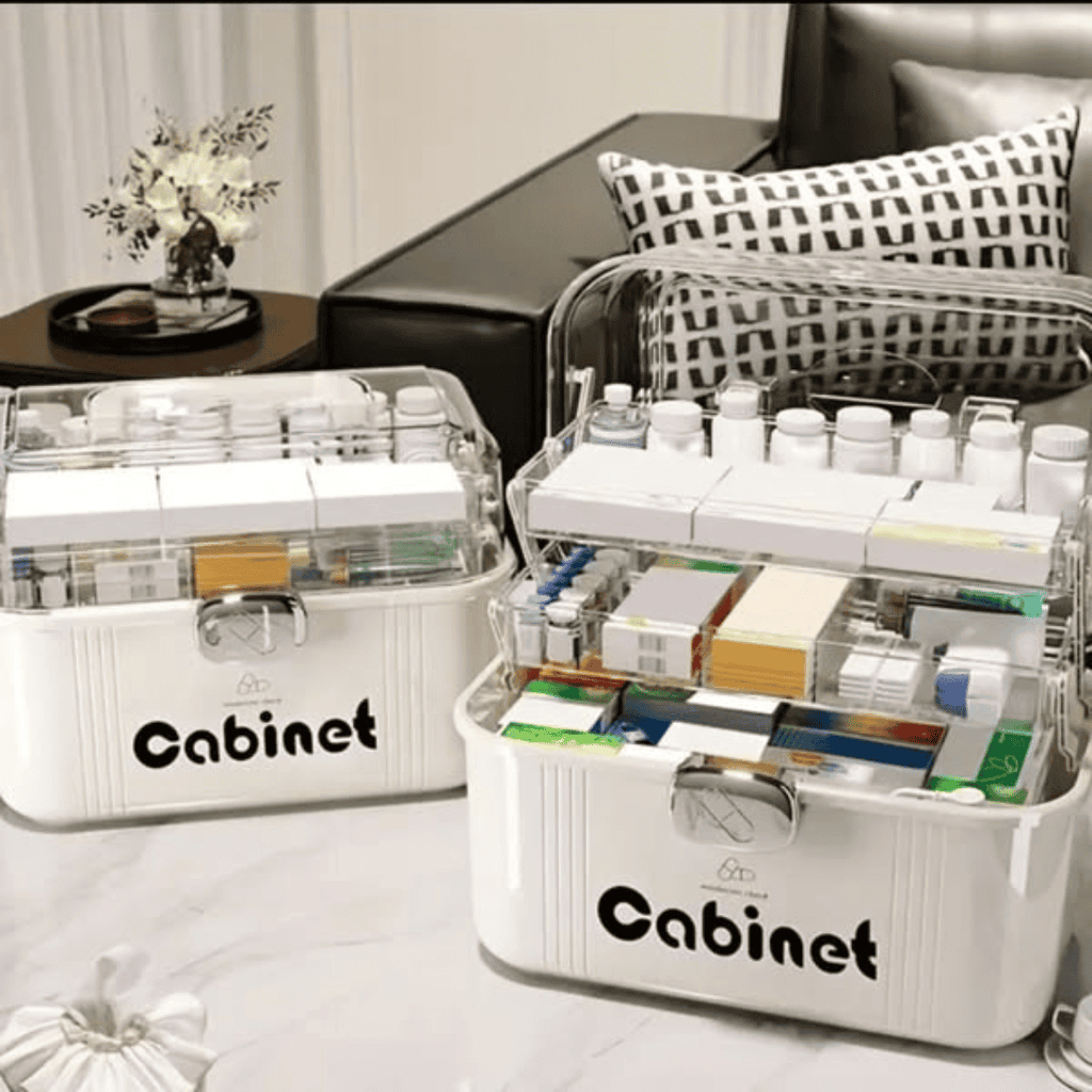 3-Layered Portable Medicine Storage Box