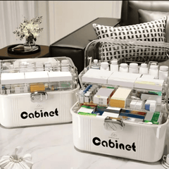 3-Layered Portable Medicine Storage Box
