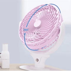 Rechargeable Powerful 3 Modes Desktop Fan