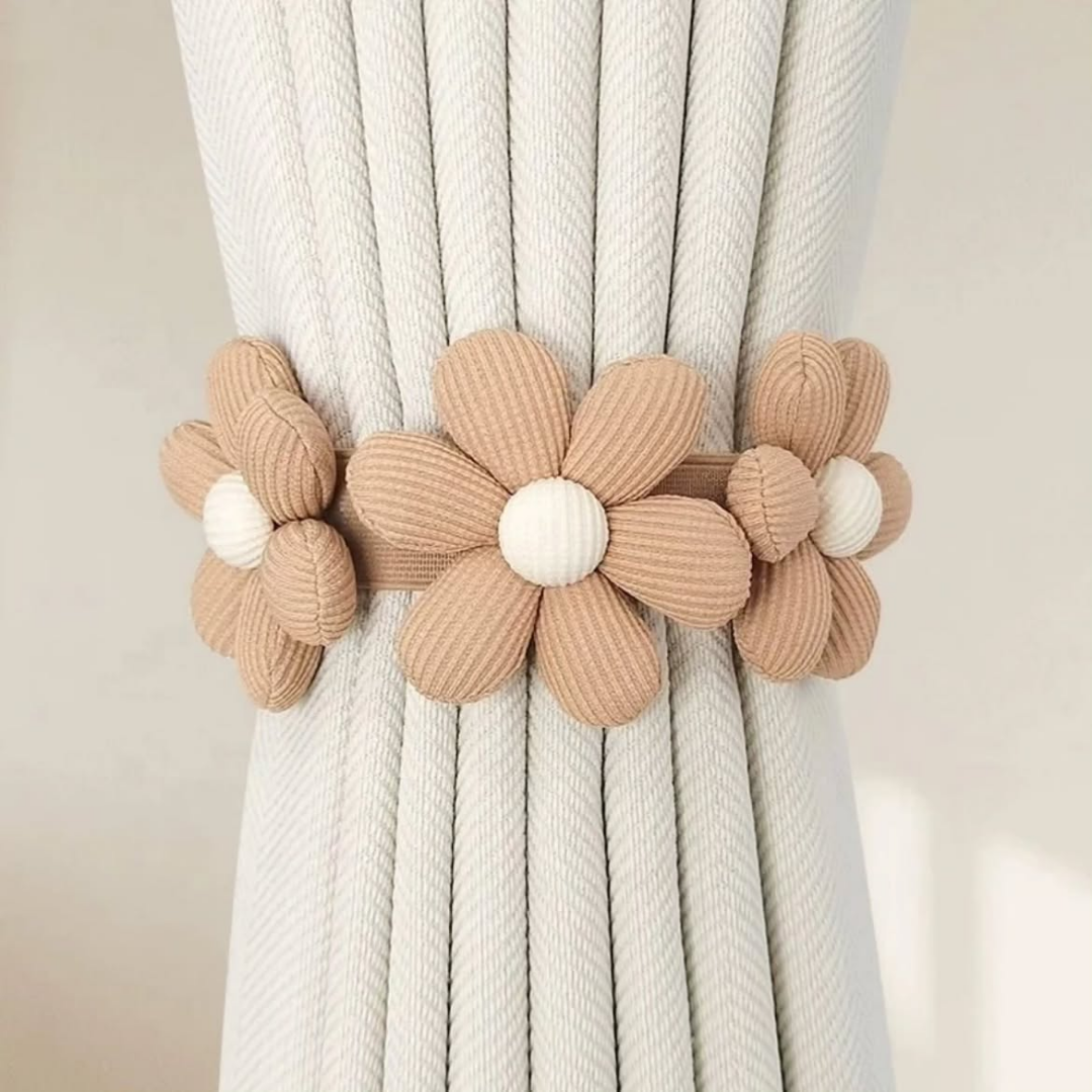 Flower Drapes Tiebacks