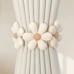 Flower Drapes Tiebacks