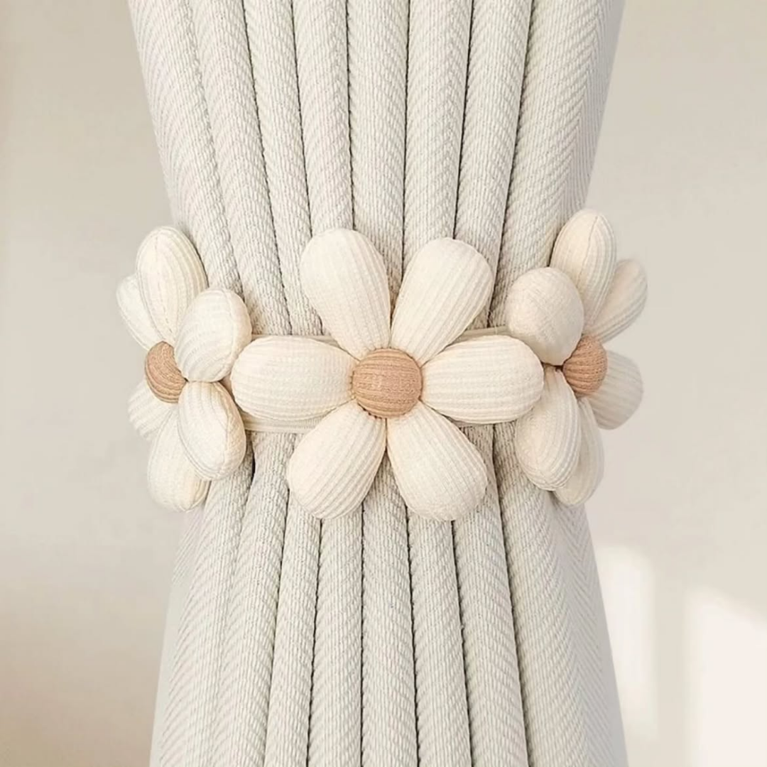 Flower Drapes Tiebacks