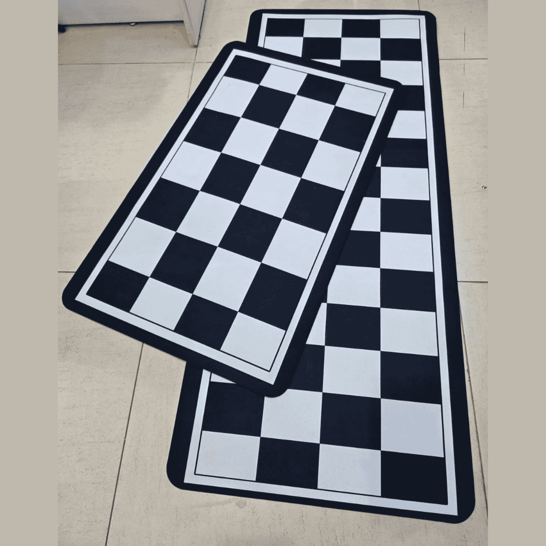 2pc Rubber Kitchen Mats