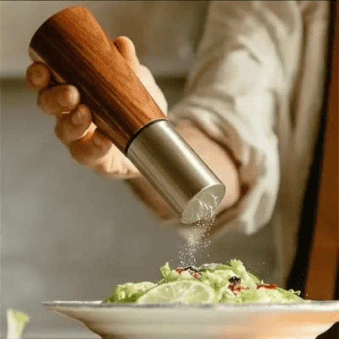 2pcs Kitchen Pepper and Salt Grinder Set