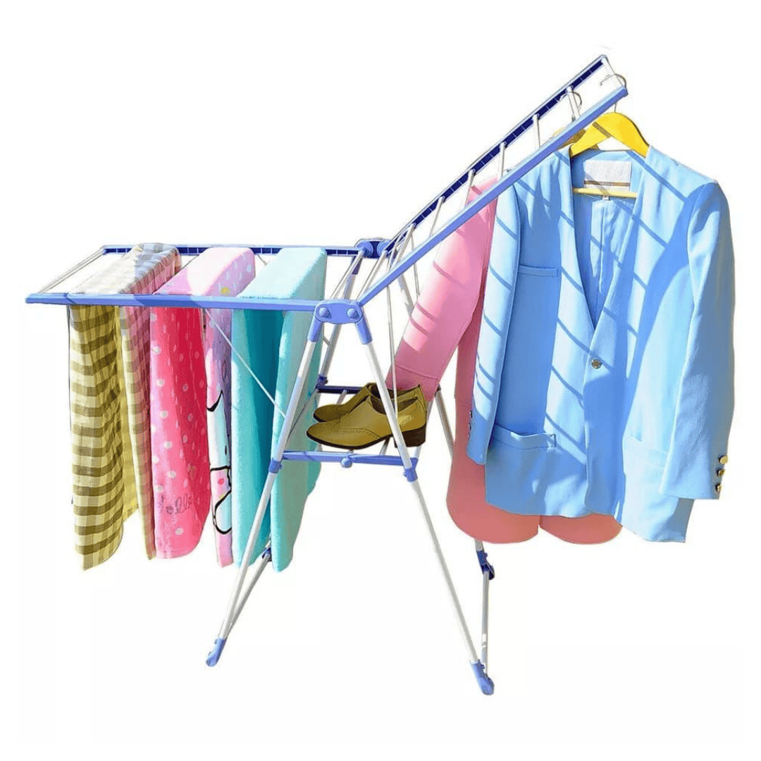 Foldable and Portable Cloth Drying Rack