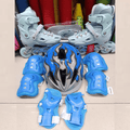 Full Set Hard Boot Skates with Rubber Wheels