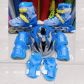 Full Set PU Wheeled Skates Blue Edition
