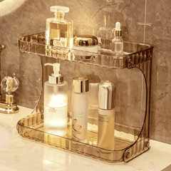 Acrylic Double Layer Cosmetic Organizer