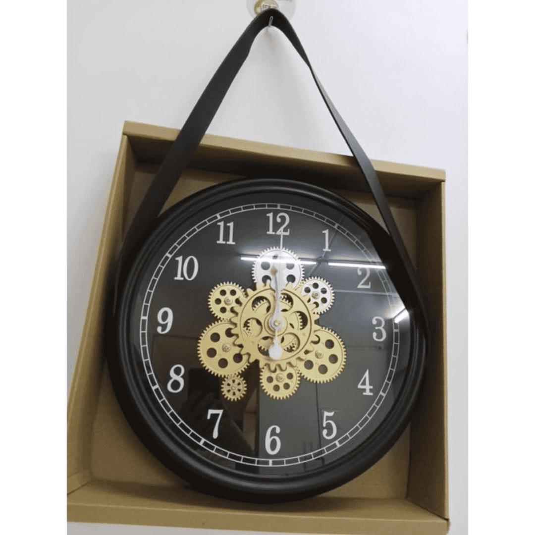 Rotating Moving Gear Wall Clock