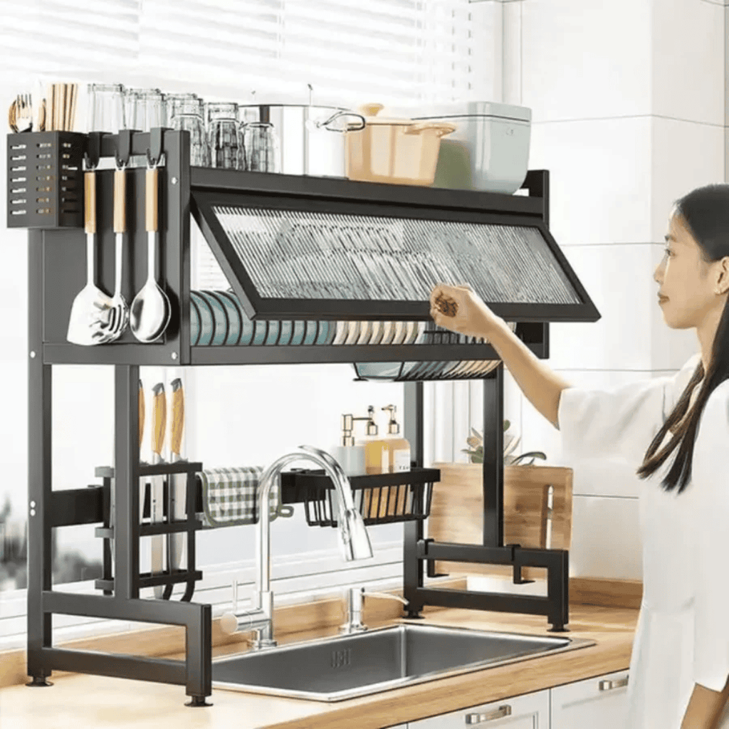 Multi-Purpose Kitchen Storage / Drain Rack