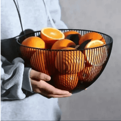 Round Decorative Fruit Basket