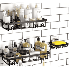 3pc Shower Caddy Shelf / Bathroom Organizer