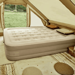 Inflatable Queen Size Airbed Mattress with Inbuilt Pump