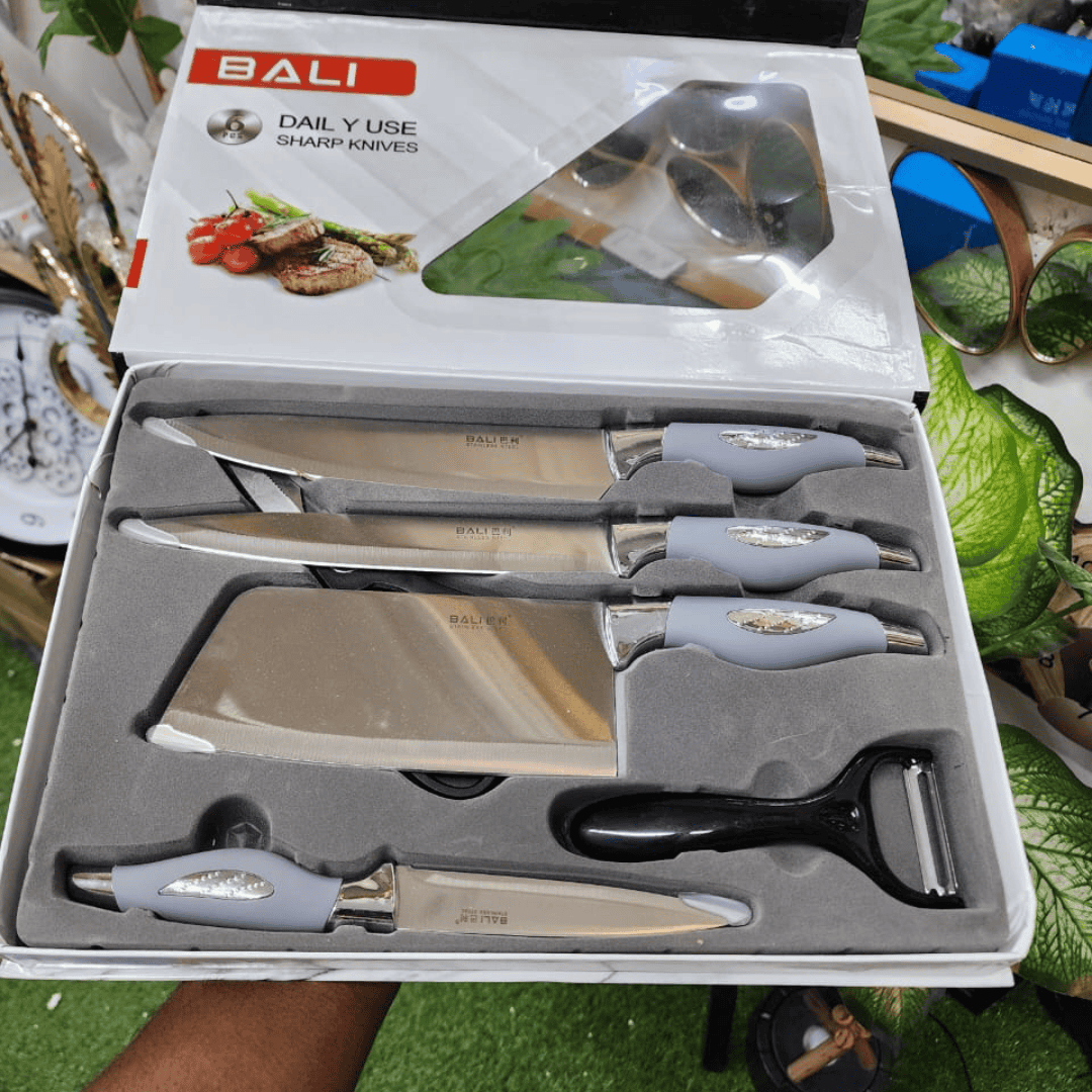 6pcs BALI Knife Set