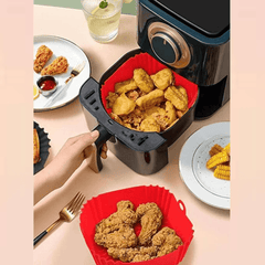 Red Silicone Air Fryer Liners