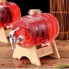 5L Wine Barrel Beverage Dispenser