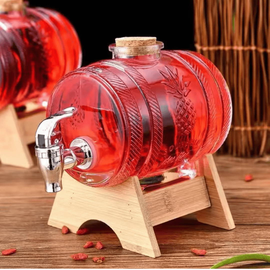 5L Wine Barrel Beverage Dispenser