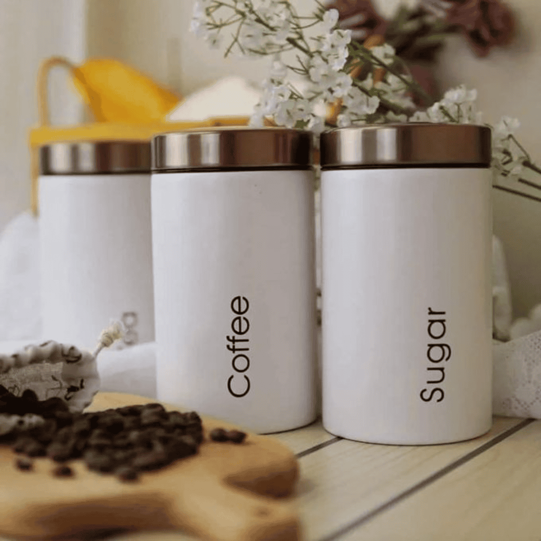 Sugar Tea and Coffee Canisters