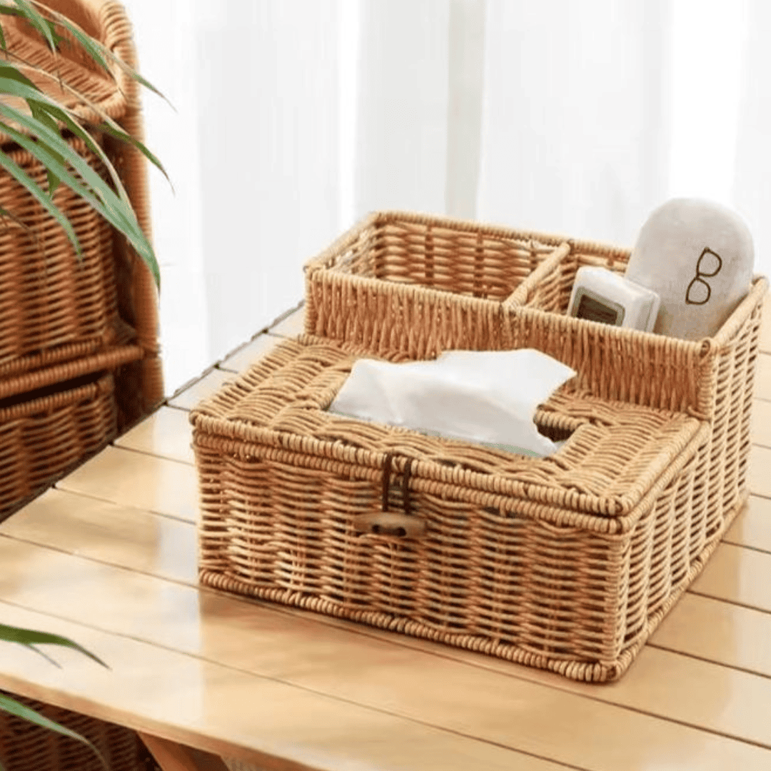 3-Slot Storage Organizer with Serviette Holder