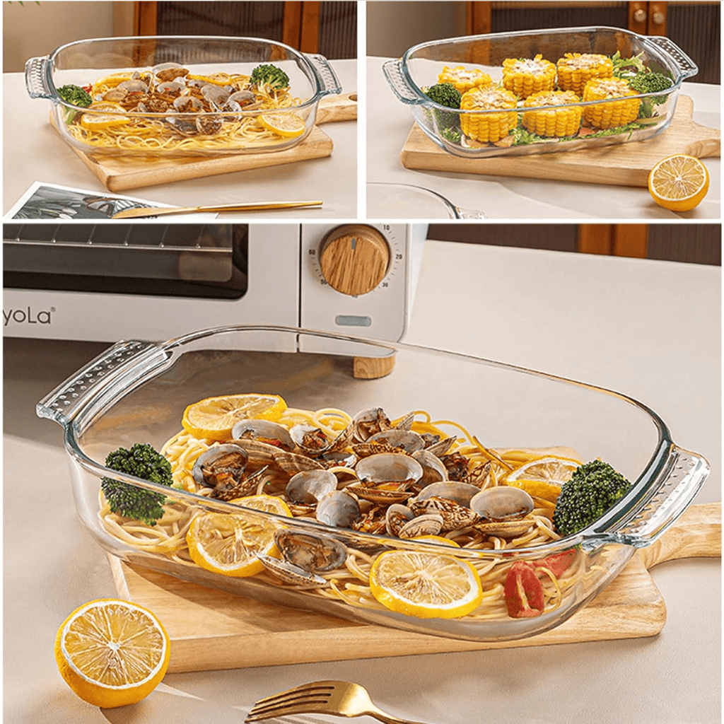 3-in-1 Borosilicate Baking Glassware Set