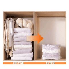 4pcs Set of No Pump Needed Vacuum Storage Bags