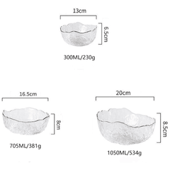 3 Pcs Set Salad/Fruit Bowl