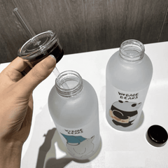 1000ml Frosted Water Bottle