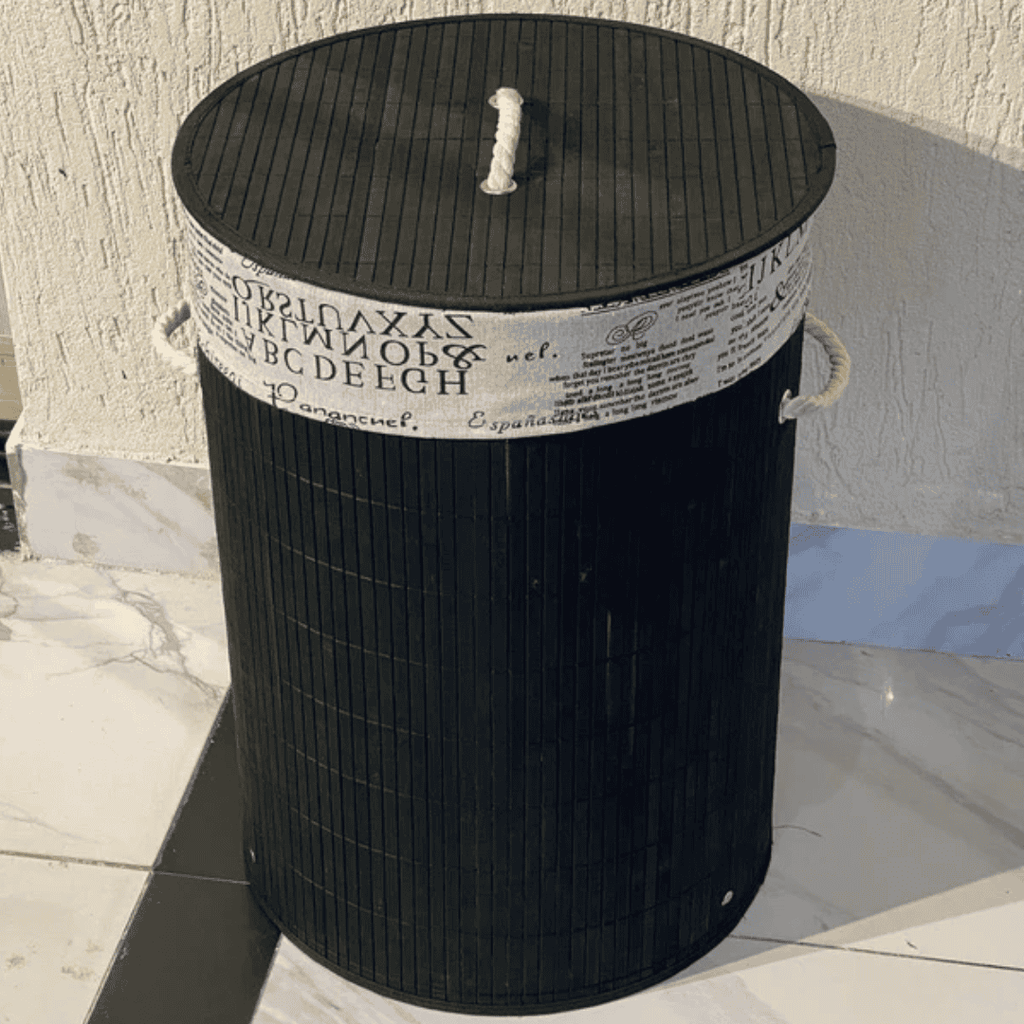 Eco-friendly Foldable Bamboo Laundry Basket