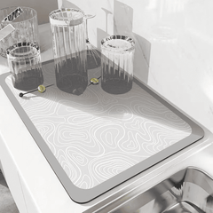 Super Absorbent Nonslip Drain Dish Drying Mat