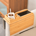 Bamboo Sofa Arm Rest Organizer