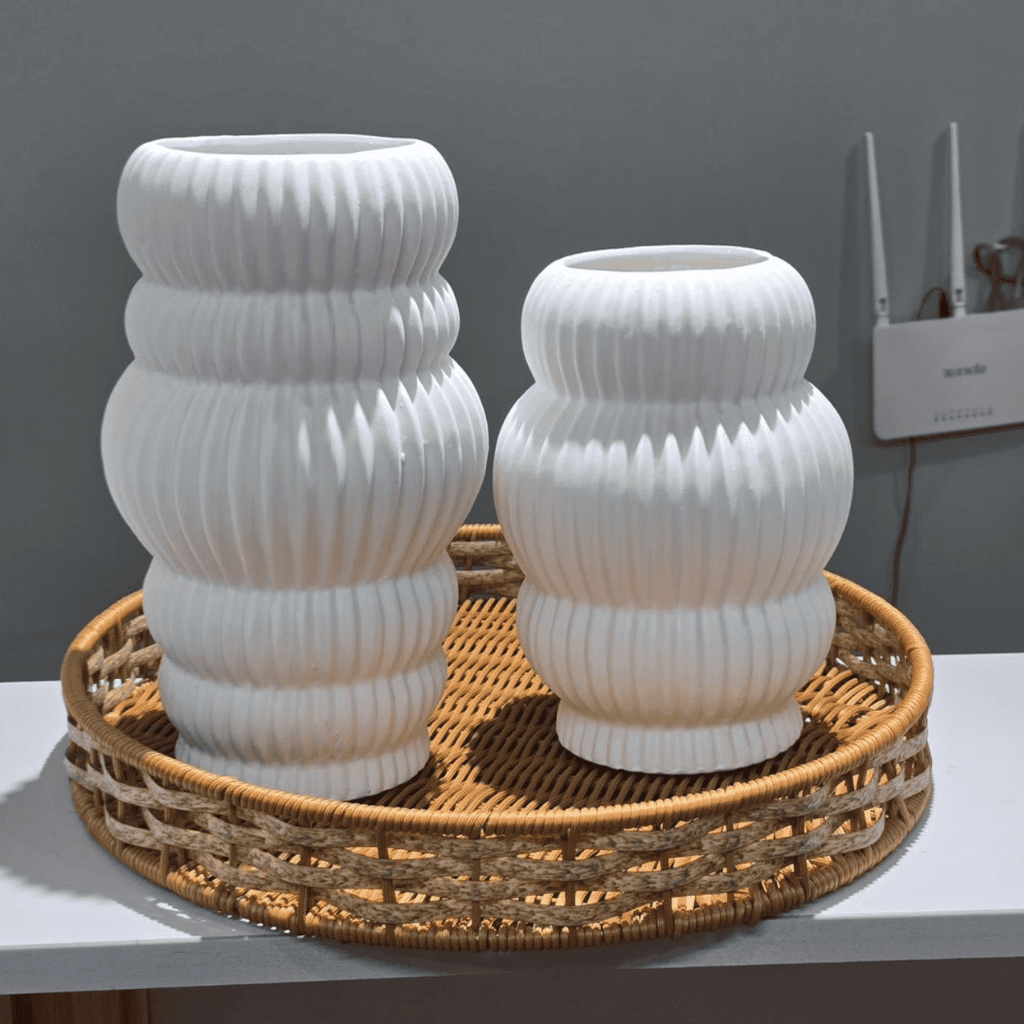 2-Piece Ceramic Vase Set