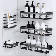 5pcs Set Shower Caddy Shelf / Bathroom Organizer