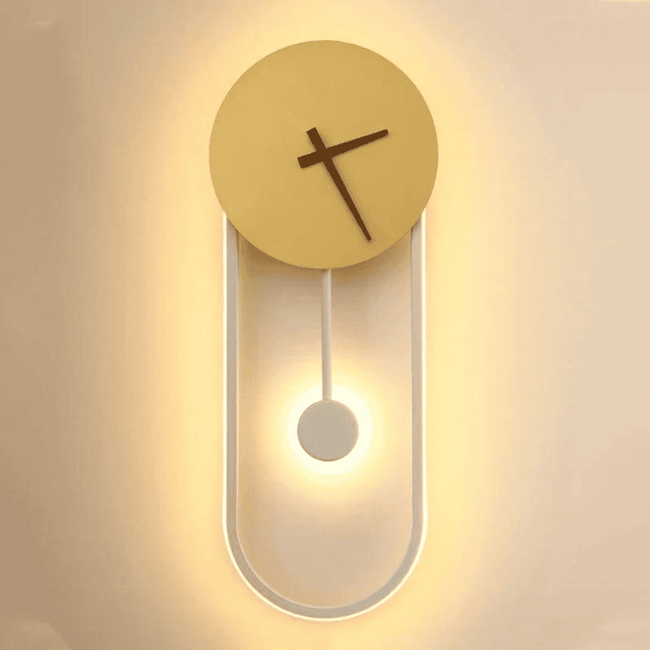 Minimalist Wall Lamp LED Wall Clock Lamp