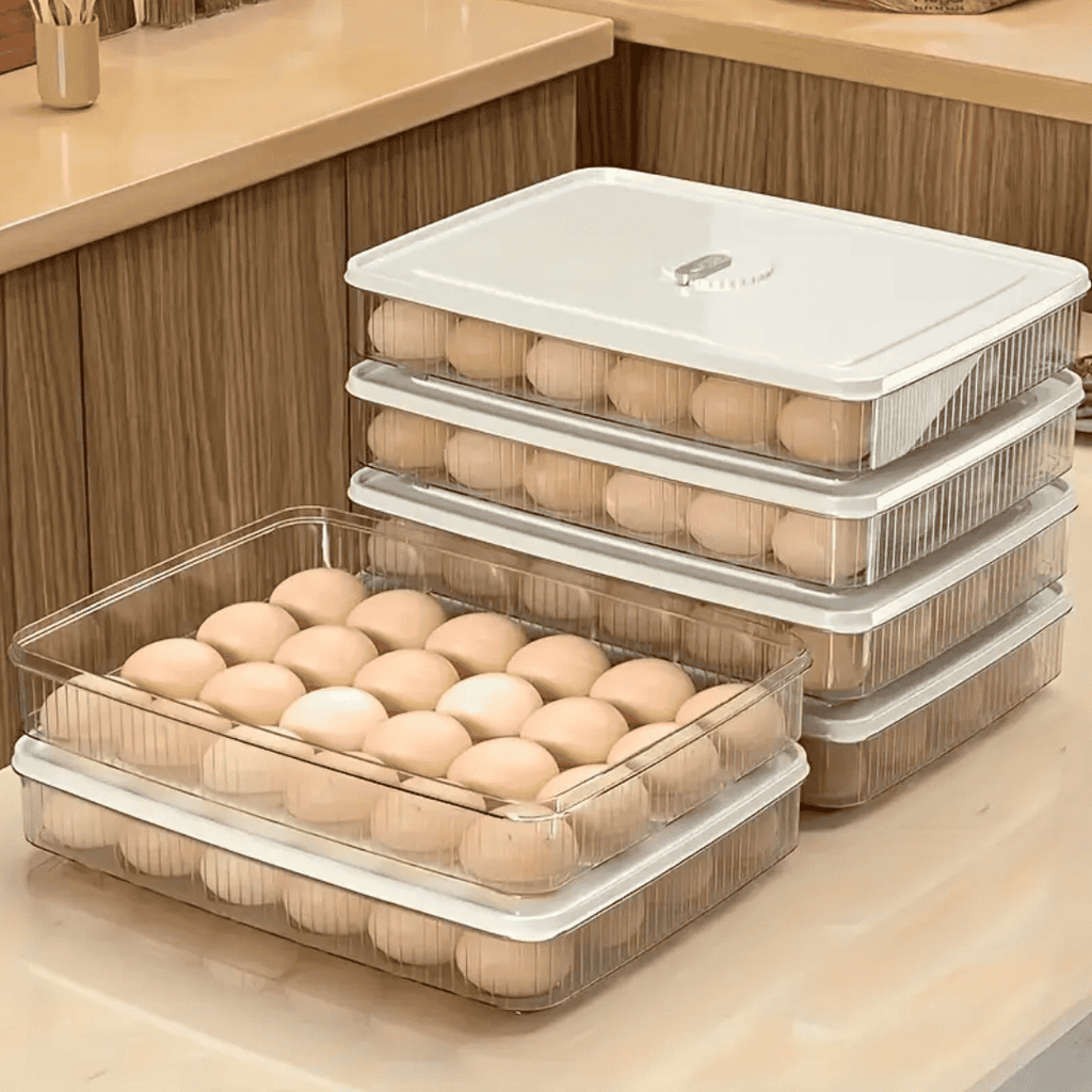 24 Grid Egg Holder with Lid