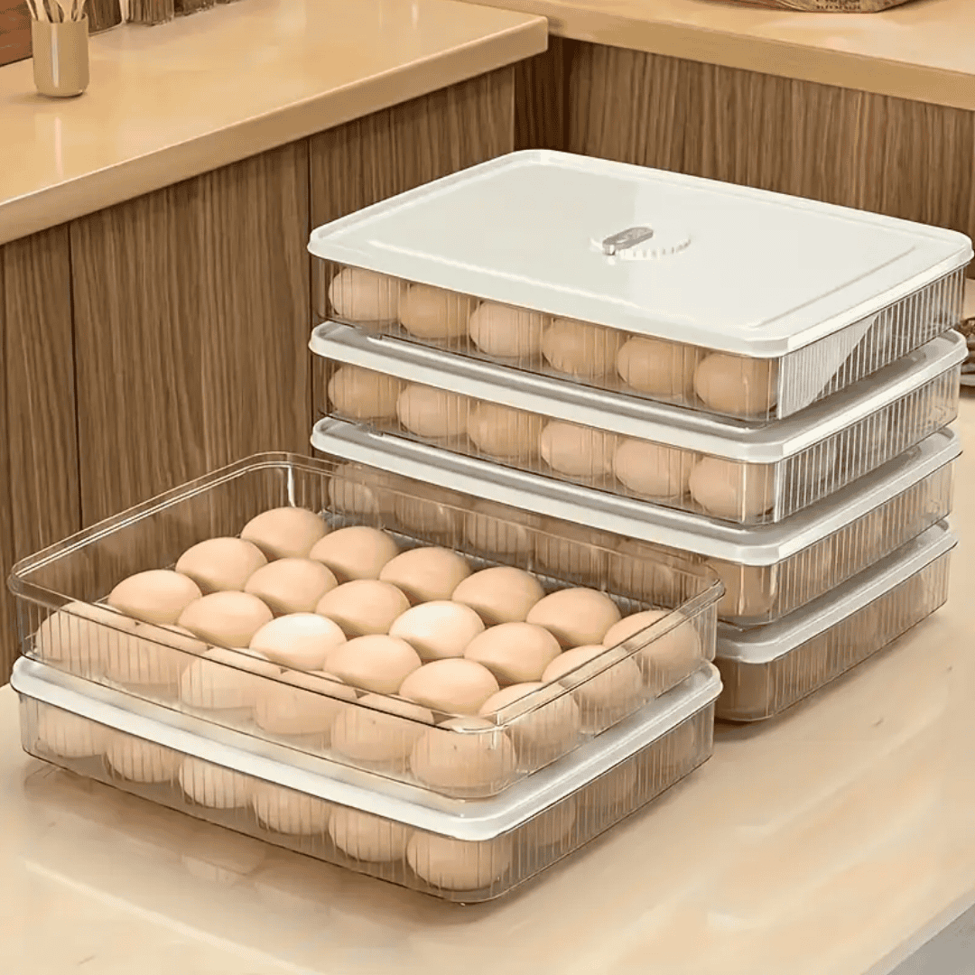 24 Grid Egg Holder with Lid