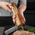 Wooden portable spice pepper grinder