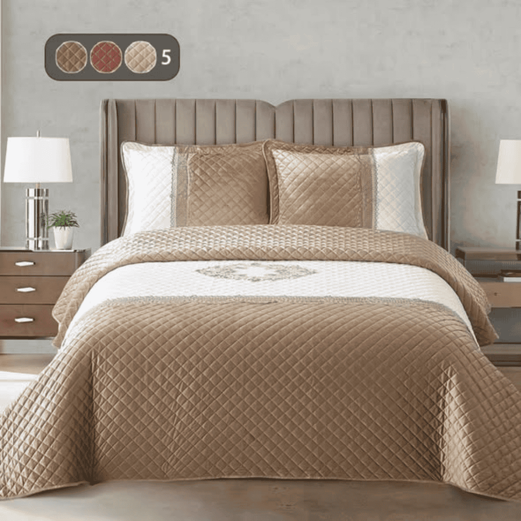Heavy Laced Velvet Bedcovers