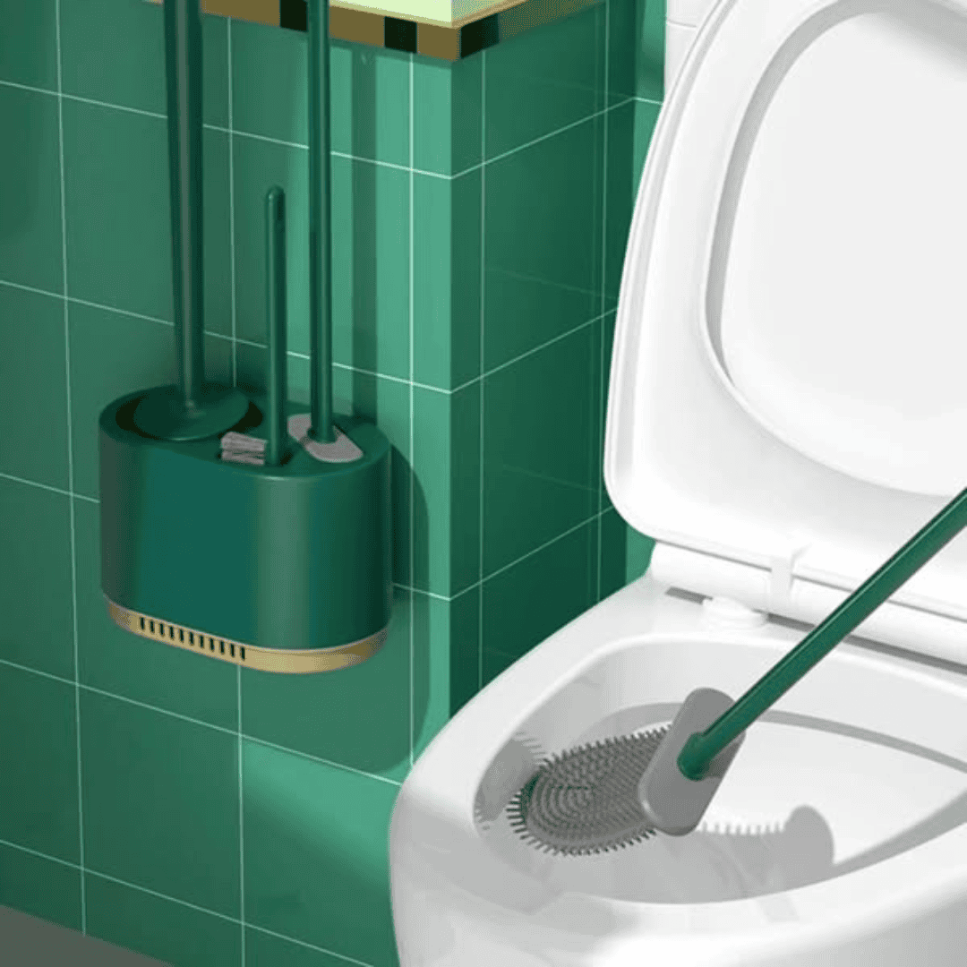 3-in-1 Wall Mounted Toilet Brush Cleaning Set