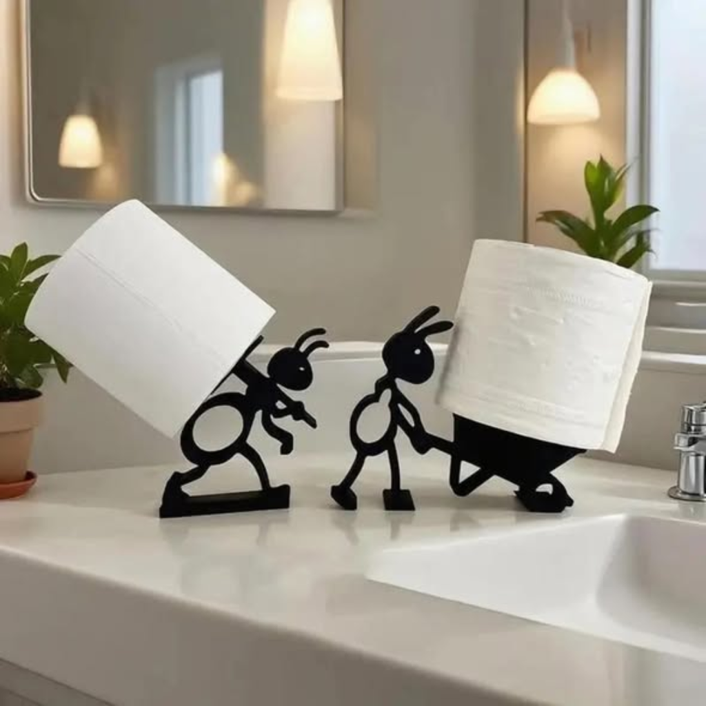 3D Printed Cute Simple Ant Tissue Holder