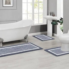 3 in 1 Absorbent Cloakroom Bathroom Mat