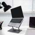 Adjustable Laptop Stand with Dual Cooling Fans