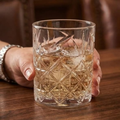 Flowered Whiskey Glass