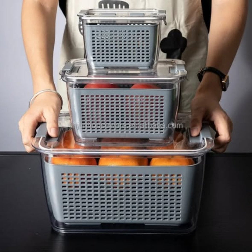 3pcs Fresh Food Storage Containers