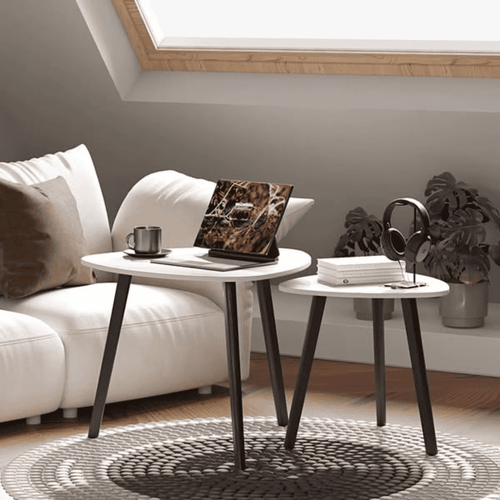 2Pcs Set Coffee Table