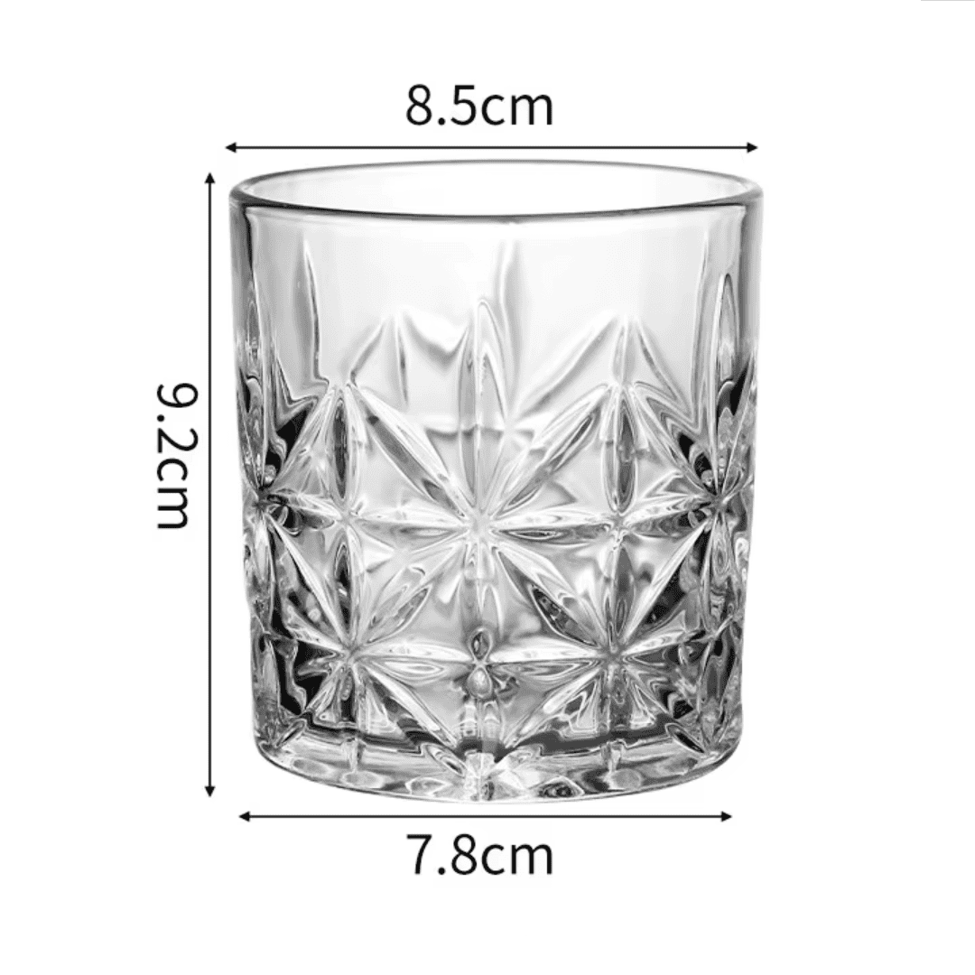 Set of 6 short glasses