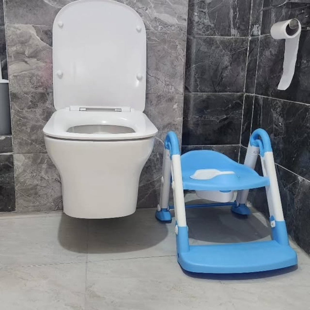 Kids Potty Ladder with Built in Small Potty